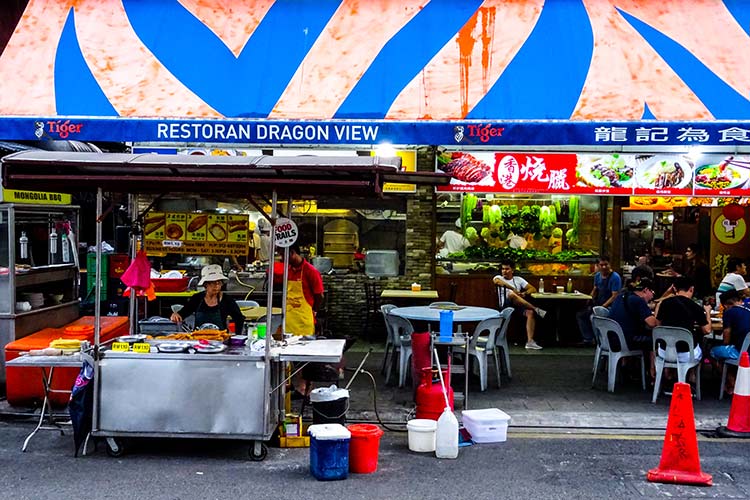 Une vue du restaurant Dragon View