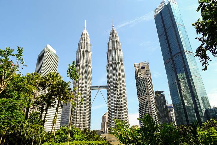 Jumelles Petronas à Kuala Lumpur
