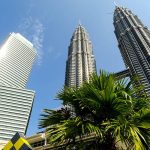 Vue des tours Petronas à Kuala Lumpur