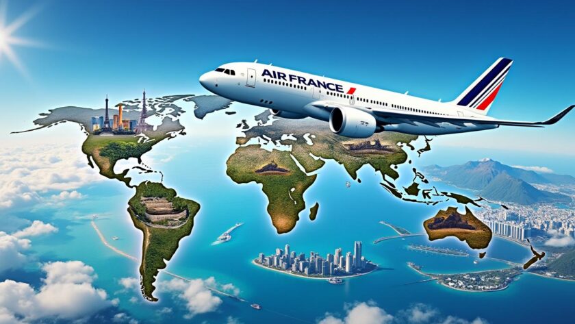 découvrez le monde avec air france ! explorez des destinations de rêve à travers le globe tout en profitant d'un service de qualité. réservez dès maintenant votre voyage inoubliable.