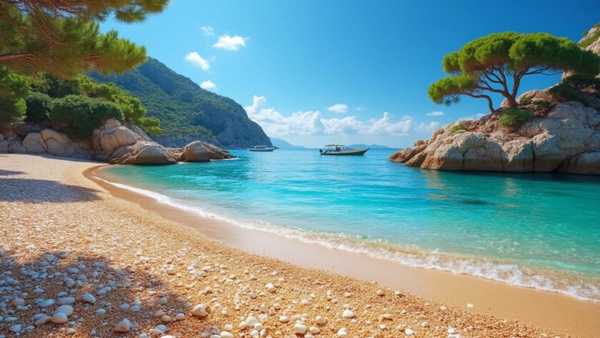 Découvrez la magnifique Plage Fiume Bughju à Saint-Florent, un véritable joyau de la Côte nord de la Corse. Profitez de ses eaux cristallines, de son sable fin et d'un cadre idyllique pour des moments de détente et de loisirs en famille ou entre amis.