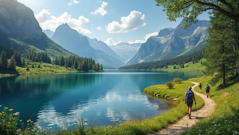 Découvrez les magnifiques sentiers de randonnée autour de l'Étang d'Ayes. Explorez des paysages pittoresques, des panoramas époustouflants et vivez une expérience inoubliable en pleine nature. Que vous soyez novice ou randonneur expérimenté, nos parcours variés vous séduiront.