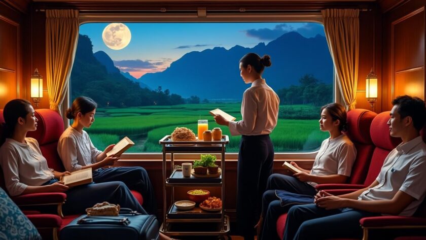 Découvrez l'envoûtante expérience du train de nuit Bangkok Chiang Mai : un voyage inoubliable à travers les paysages thaïlandais, alliant confort, charme et aventures nocturnes pour explorer la beauté de la Thaïlande au fil des rails.