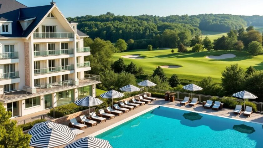Découvrez l'élégance du Golf Les Dryades, un hôtel & spa resort idyllique situé à Pouligny-Notre-Dame. Profitez de notre parcours de golf exceptionnel, de nos installations de bien-être, et d'une expérience gastronomique raffinée au cœur de la nature. Un séjour parfait pour les amateurs de golf et de détente.