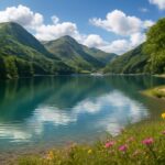 Découvrez le lac de Mondély, un havre de paix niché dans les Pyrénées. Profitez de paysages à couper le souffle, d'activités de plein air et d'un cadre idyllique pour vous ressourcer en pleine nature. Parfait pour les amoureux de la tranquillité et des panoramas enchanteurs.