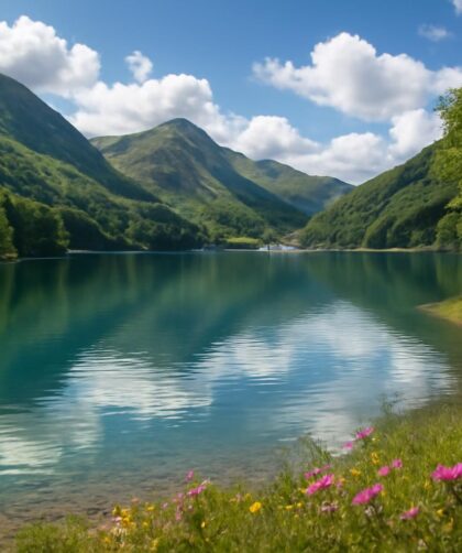 Découvrez le lac de Mondély, un havre de paix niché dans les Pyrénées. Profitez de paysages à couper le souffle, d'activités de plein air et d'un cadre idyllique pour vous ressourcer en pleine nature. Parfait pour les amoureux de la tranquillité et des panoramas enchanteurs.