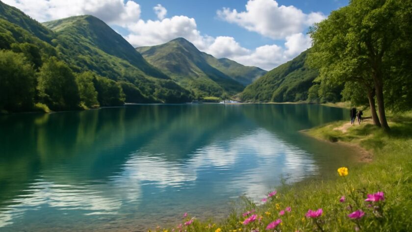 Découvrez le lac de Mondély, un havre de paix niché dans les Pyrénées. Profitez de paysages à couper le souffle, d'activités de plein air et d'un cadre idyllique pour vous ressourcer en pleine nature. Parfait pour les amoureux de la tranquillité et des panoramas enchanteurs.