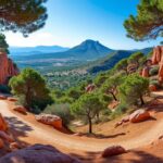 Explorez le Sentier des Ocres à Roussillon, un parcours enchanteur au cœur du Luberon. Admirez les paysages colorés et les falaises d'ocre tout en découvrant la richesse naturelle et culturelle de cette région pittoresque. Parfait pour une promenade inoubliable en famille ou entre amis.