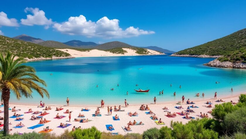 Découvrez tous mes conseils pratiques pour profiter pleinement de la plage d'Elafonissi en Crète. Plages de sable fin, eaux turquoise et paysages à couper le souffle vous attendent. Suivez le guide pour une visite inoubliable!
