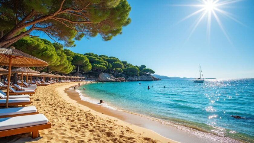 Découvrez la Plage de la Moutte à Saint-Tropez grâce à notre guide complet. Trouvez toutes les infos pratiques pour profiter de ce lieu emblématique : activités, accès, et conseils pour une journée inoubliable au bord de la mer.